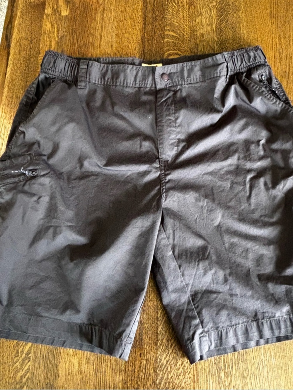 Dakota Grizzly Men’s XL Gray Hiking Shorts Stretch Zip Pocket